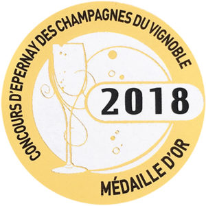 Médaille d'Or Concours d'Epernay 2018